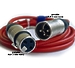 Кабель микрофонный GS-PRO XLR3F-XLR3M (red) 5 метров