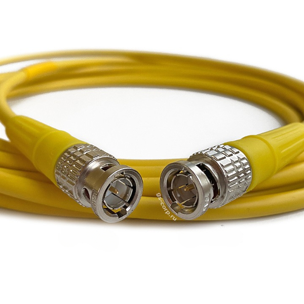 Кабель мобильный/сценический GS-PRO 12G SDI BNC-BNC (mob) Yellow 4 m артикул 335846Si-1