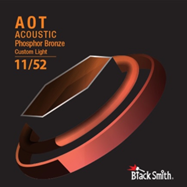 Струны для акустической гитары BlackSmith AOT Acoustic Phosphor Bronze Custom Light 11/52 артикул 307589Si-1