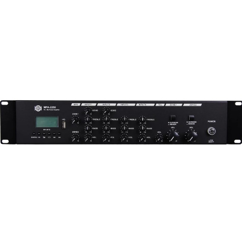 Трансляционный микшер-усилитель SHOW MPA-2250 артикул 336522Si-1 фото 4