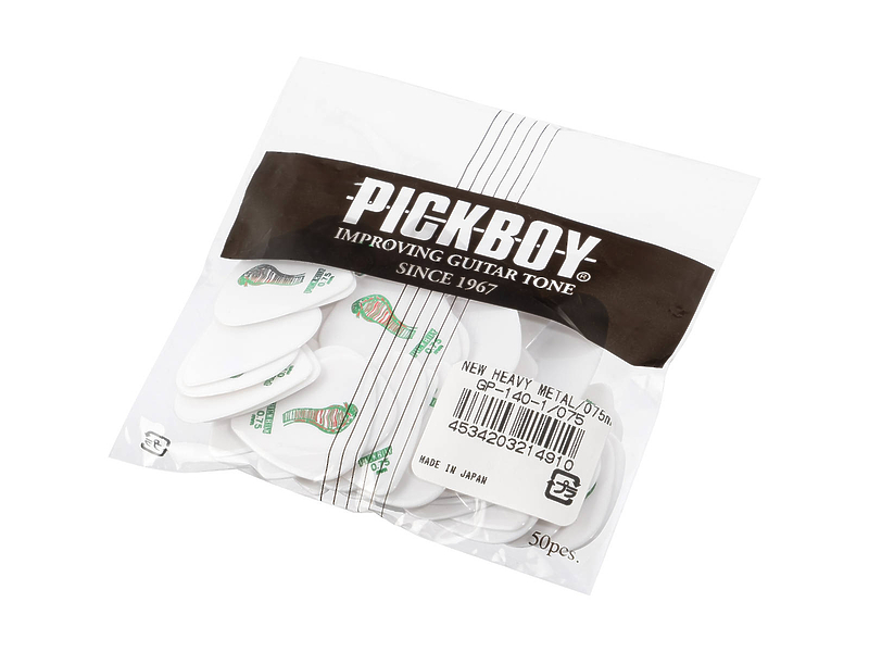 Медиаторы Pickboy Celltex Heavy Metal GP-140-1/075 (50 шт) артикул 332334Si-1 фото 3