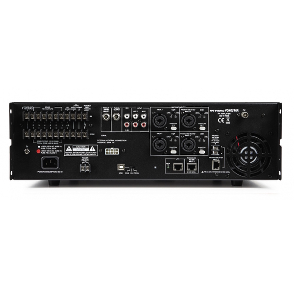 Усилитель мощности Fonestar MPZ-6480RGU артикул 323704Si-1 фото 3
