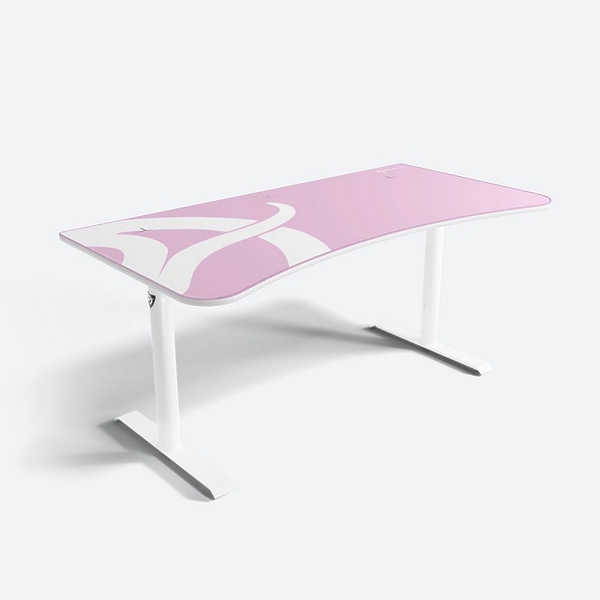 Стол для компьютера Arozzi Arena Gaming Desk - White-Pink артикул 314907Si-1 фото 3