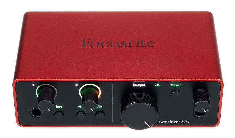 Звуковая карта FOCUSRITE Scarlett Solo 4th Gen артикул 307004Si-1 фото 4