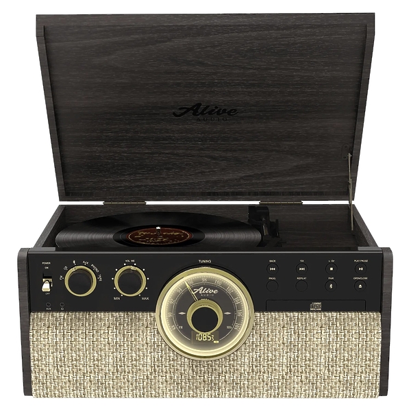 Проигрыватель винила Alive Audio Great Gatsby Dark Wood артикул 329254Si-1