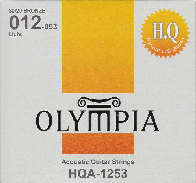 Струны для акустической гитары Olympia HQA1253 артикул 334270Si-1