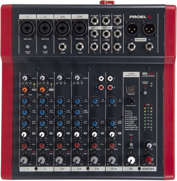 Микшер Proel MQ10FX артикул 309217Si-1