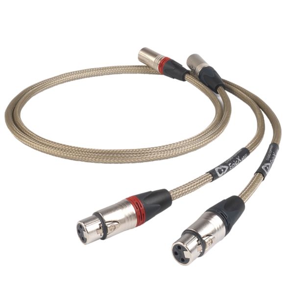 Кабель межблочный аудио Chord Company EpicX 2XLR to 2XLR 1m артикул 311009Si-1