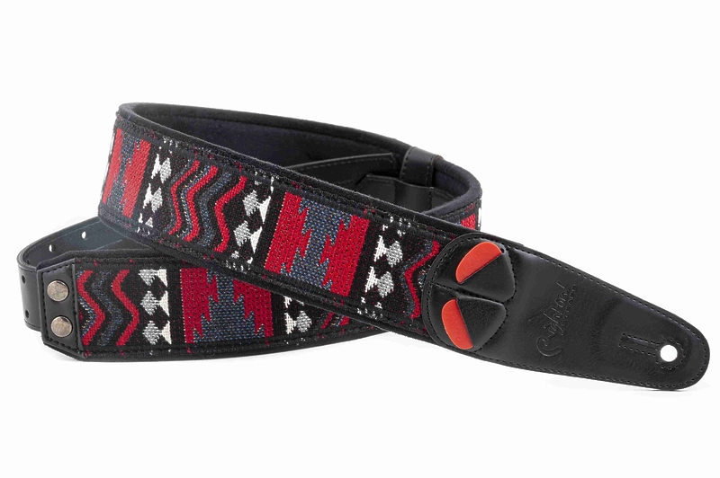 Ремень для гитары RightOn Straps Mojo Azteca Black артикул 331604Si-1
