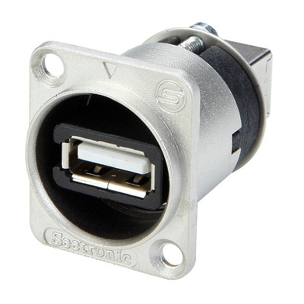 Разъем панельный USB2.0 Seetronic SAUSB-W артикул 306572Si-1