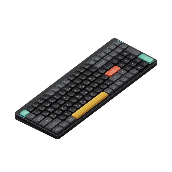 Беспроводная механическая клавиатура QMK Nuphy AIR96v2 Basalt Black, RGB, Hot Swap, Brown Switch артикул 328625Si-1