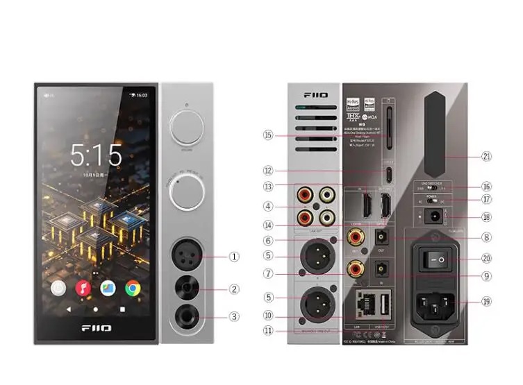 Стример FiiO R9 Silver артикул 313304Si-1 фото 9