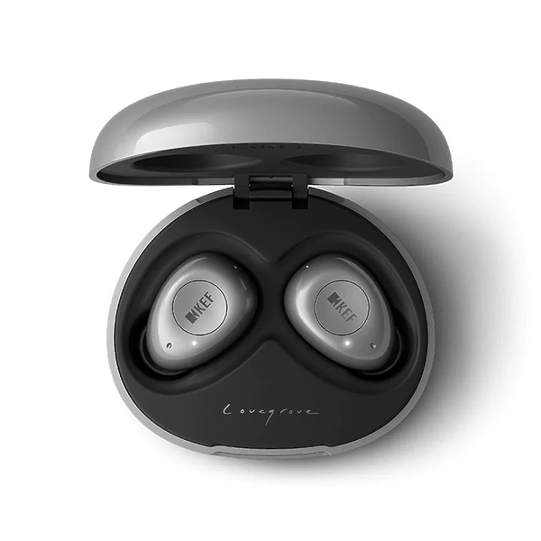 Беспроводные наушники KEF Mu3 Silver Grey артикул 315566Si-1 фото 4