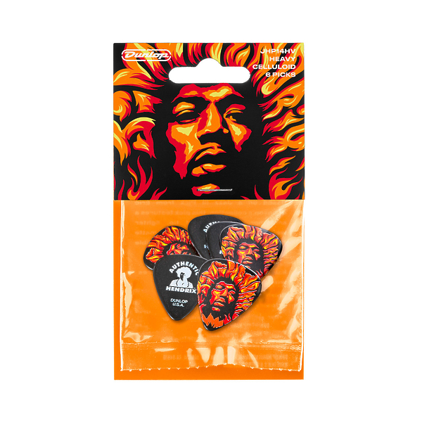 Медиаторы Dunlop JHP14HV Jimi Hendrix Voodoo Fire (6 шт) артикул 312882Si-1