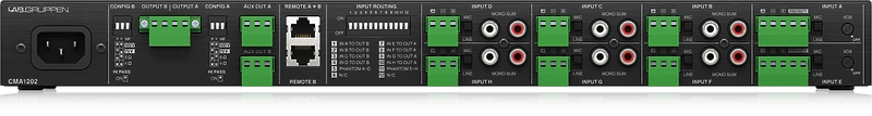 Микшер-усилитель трансляционный Lab.gruppen CMA1202 артикул 315086Si-1 фото 3
