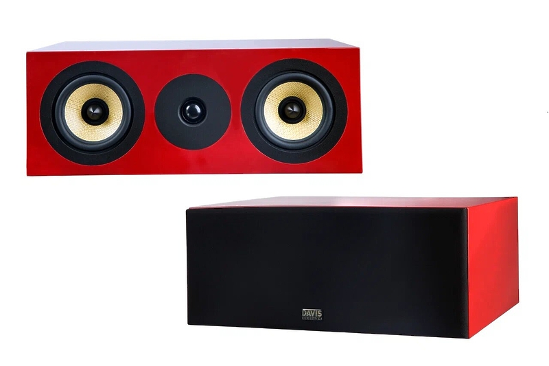 Акустика центрального канала Davis Acoustics Courbet C Red Gloss артикул 336610Si-1 фото 5