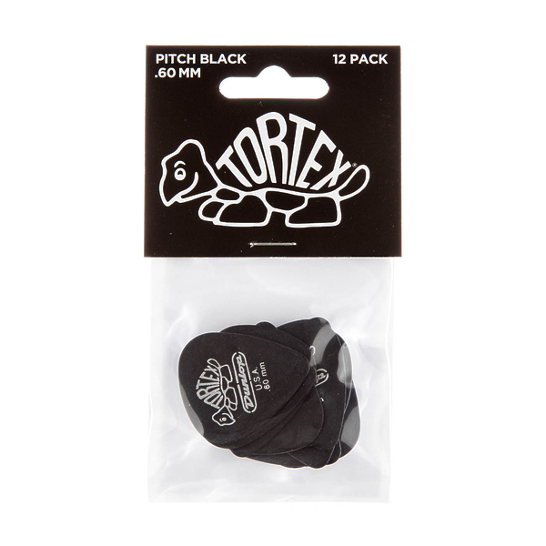 Медиаторы Dunlop 488P060 Tortex Pitch Black Standard (12 шт) артикул 319796Si-1