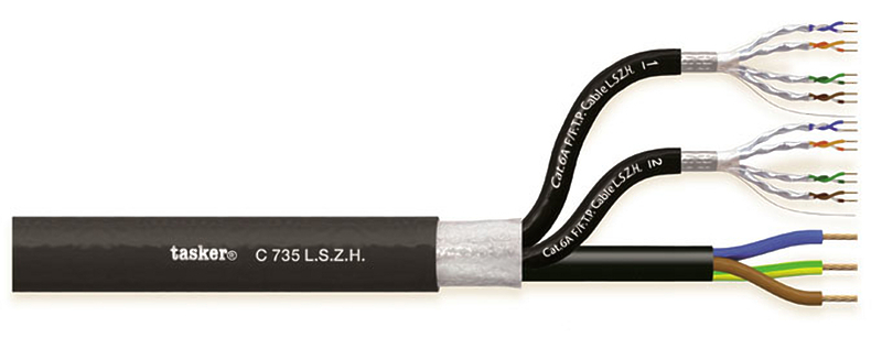 LAN кабель Tasker C735 L.S.Z.H. артикул 317308Si-1