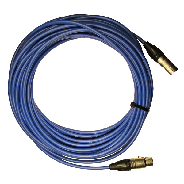 Кабель микрофонный GS-PRO XLR3F-XLR3M Blue 7 m артикул 335884Si-1