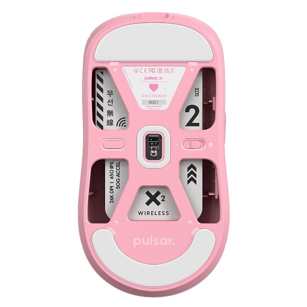 Мышь игровая Pulsar X2 Wireless Pink артикул 307133Si-1 фото 8