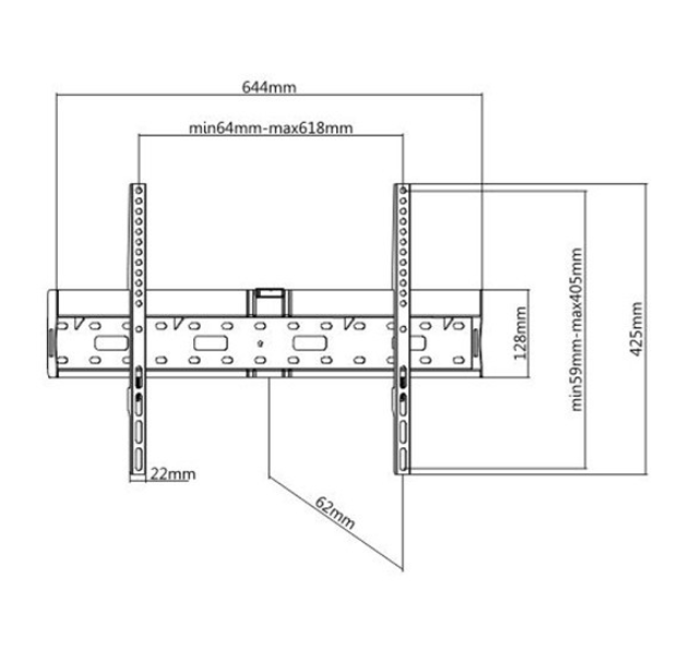 Настенный кронштейн Brateck LP55-46FB2 артикул 339560SI-1 фото 4