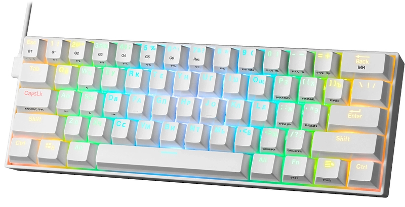 Игровая беспроводная клавиатура Redragon DRACONIC белая артикул 324019Si-1 фото 3