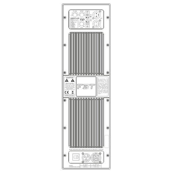 Акустическая система FBT VERTUS CLA 206A артикул 332960Si-1 фото 4