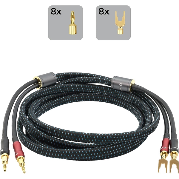 Акустический кабель Oehlbach EXCELLENCE TRANSFORM DUAL-PLUG 2 m артикул 334765Si-1