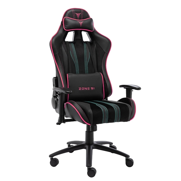 Кресло компьютерное игровое ZONE 51 GRAVITY Black-Pink артикул 312620Si-1