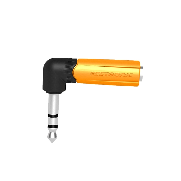 Переходник TRS Jack 3.5mm - TRS Jack 6.3mm Seetronic MP3-PM-R артикул 306609Si-1