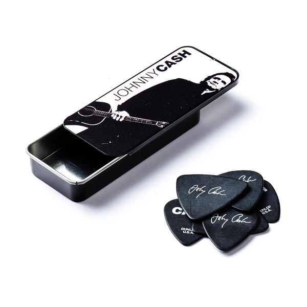 Медиаторы Dunlop JCPT02H Johnny Cash Legend Pick Tin (6 шт) артикул 313003Si-1