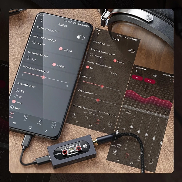 Усилитель для наушников FiiO KA15 Black артикул 336623Si-1 фото 8