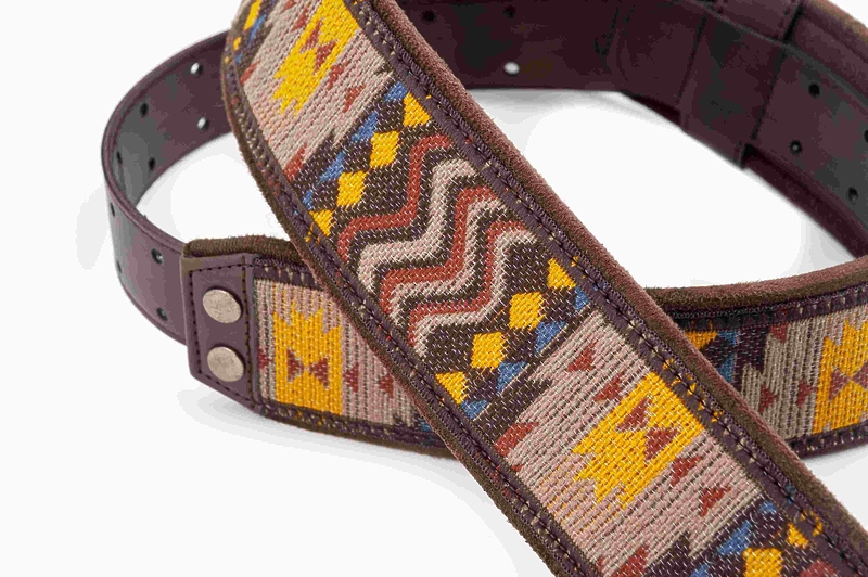 Ремень для гитары RightOn Straps Mojo Azteca Unique артикул 331603Si-1 фото 3