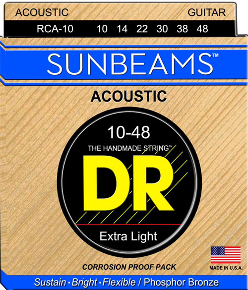 Струны для акустической гитары DR RCA-10 артикул 333204Si-1
