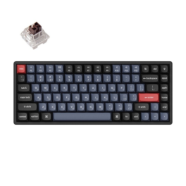 Беспроводная механическая клавиатура Keychron QMK K2 Pro Hot-Swap K pro Brown Switch артикул 307115Si-1