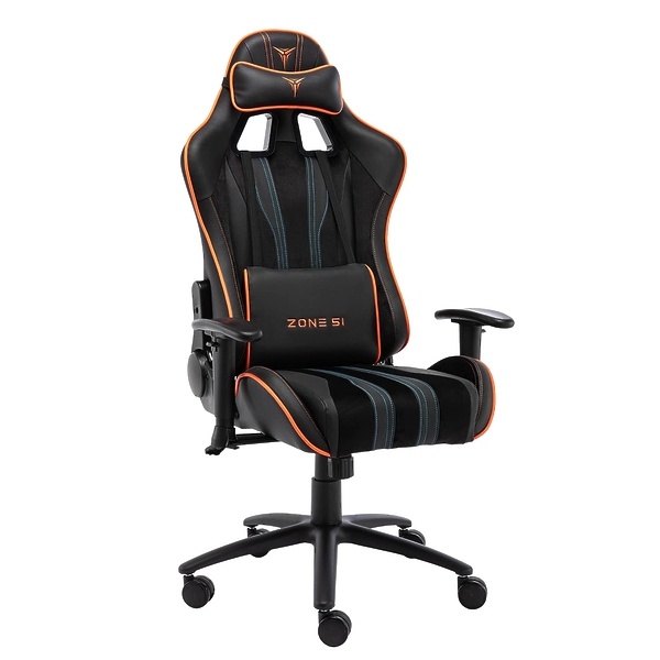 Кресло компьютерное игровое ZONE 51 GRAVITY Black-Orange артикул 312619Si-1