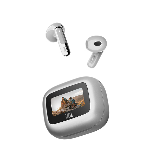 Беспроводные наушники JBL Live Flex 3 Silver артикул 312778Si-1
