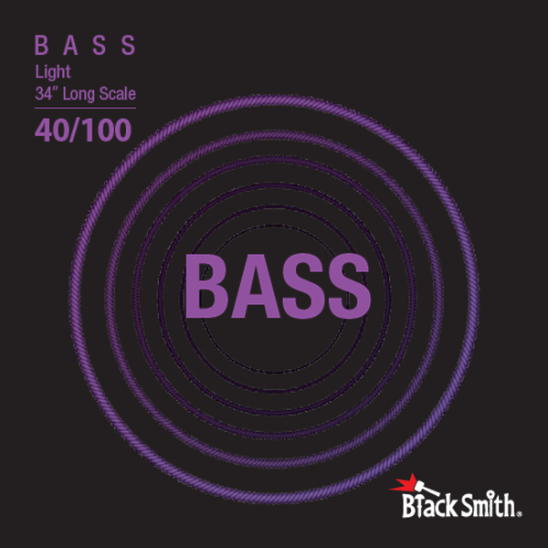 Струны для бас-гитары BlackSmith Bass Light 34" Long Scale 40/100 артикул 307599Si-1