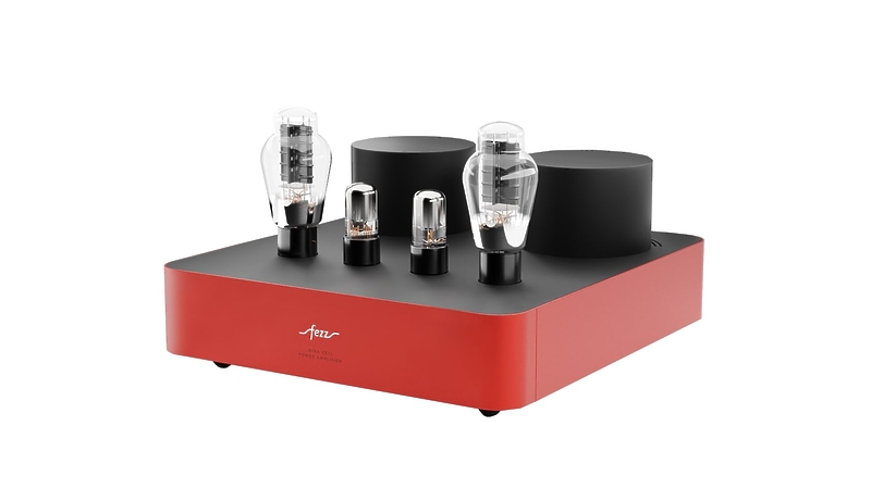 Монофонический усилитель мощности Fezz Audio Mira Ceti 300b Power Amplifier EVO Burning Red артикул 334077Si-1 фото 3