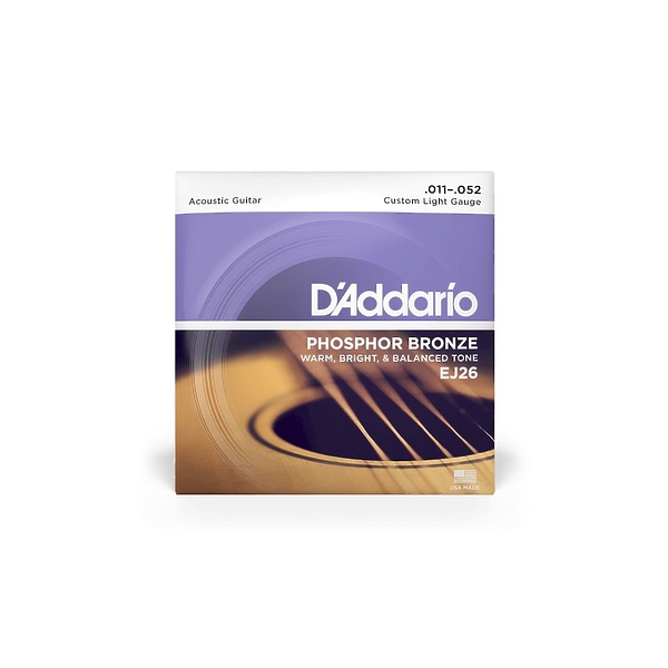 Струны для акустической гитары D'Addario EJ26 артикул 308086Si-1