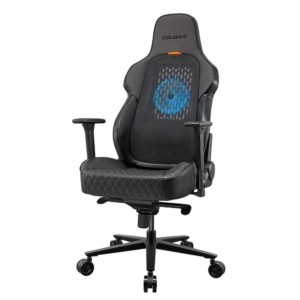 Кресло компьютерное игровое Cougar NxSys Aero Black артикул 312577Si-1 фото 7