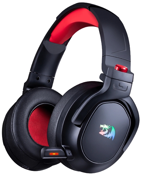 Беспроводная игровая гарнитура Redragon NOMEN черно-красная артикул 324007Si-1 фото 4