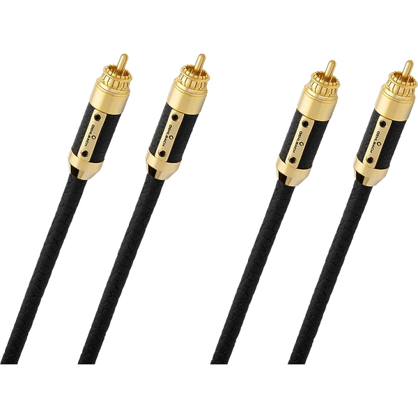Межкомпонентный кабель Oehlbach STATE OF THE ART XXL Black Connection Cable RCA, 2x0,75m, gold, D1C13832 артикул 309279Si-1