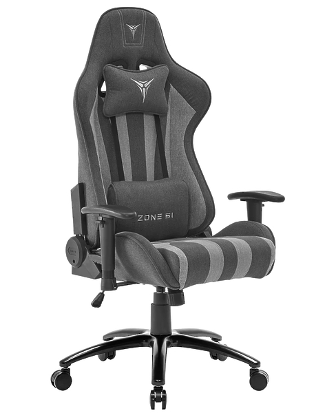 Кресло компьютерное игровое ZONE 51 GRAVITY X-Weave Grey артикул 330733Si-1