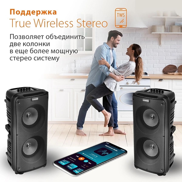 Минисистема Sunwind SW-MS30 черный артикул 320712Si-1 фото 25