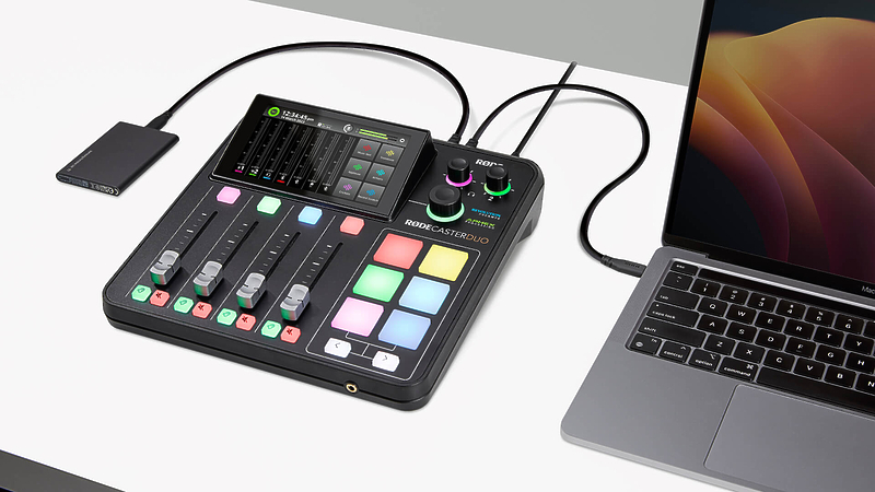 Цифровой пульт для интернет-вещания Rode R?DECASTER DUO артикул 309669Si-1 фото 12