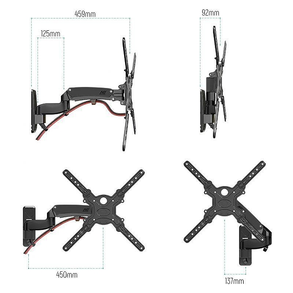 Кронштейн для телевизора Onkron NB F450 black артикул 339687SI-1 фото 3