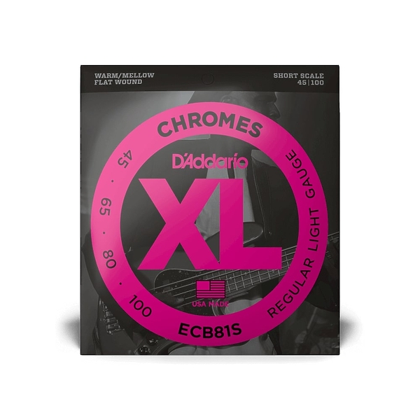Струны для бас-гитары D'Addario ECB81S артикул 308106Si-1