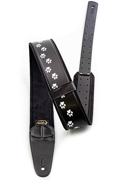 Ремень для гитары RightOn Straps Mojo Cat Black артикул 331877Si-1 фото 3