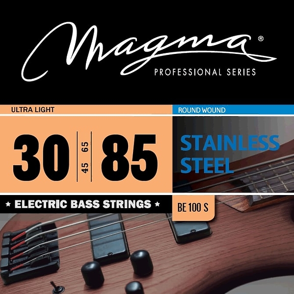Струны для бас-гитары Magma BE100S артикул 334812Si-1